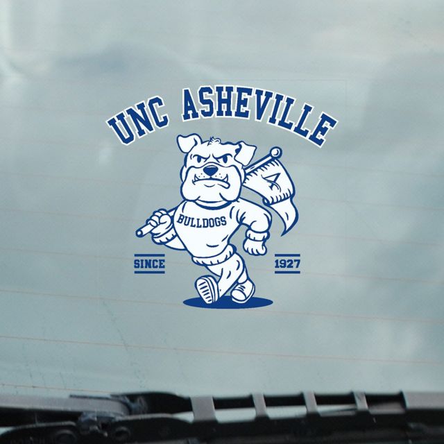 University of North Carolina at Asheville Bulldogs Decal