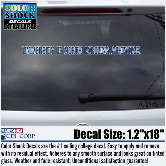 University of North Carolina at Asheville Strip Decal