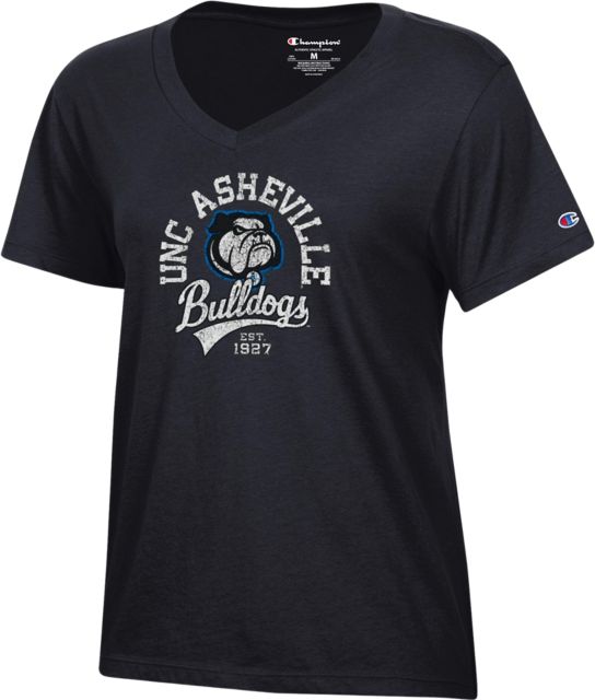 University of North Carolina at Asheville Bulldogs Women's V-Neck Short Sleeve T-Shirt
