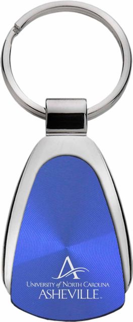 University of North Carolina at Asheville Teardrop Keychain