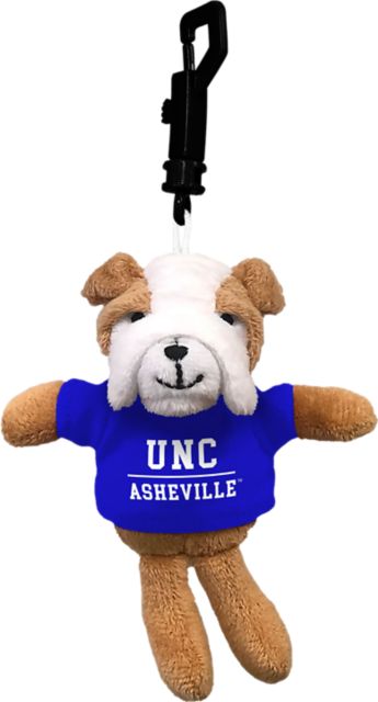 University of North Carolina at Asheville Bulldogs Plush Keychain