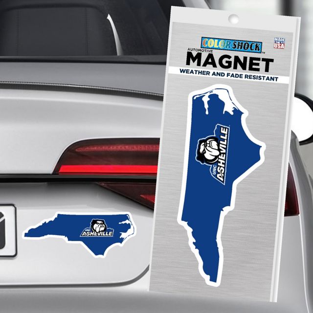University of North Carolina at Asheville State 6x6 Magnet