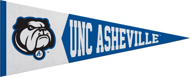 University of North Carolina at Asheville 12x30 Bulldogs Pennant