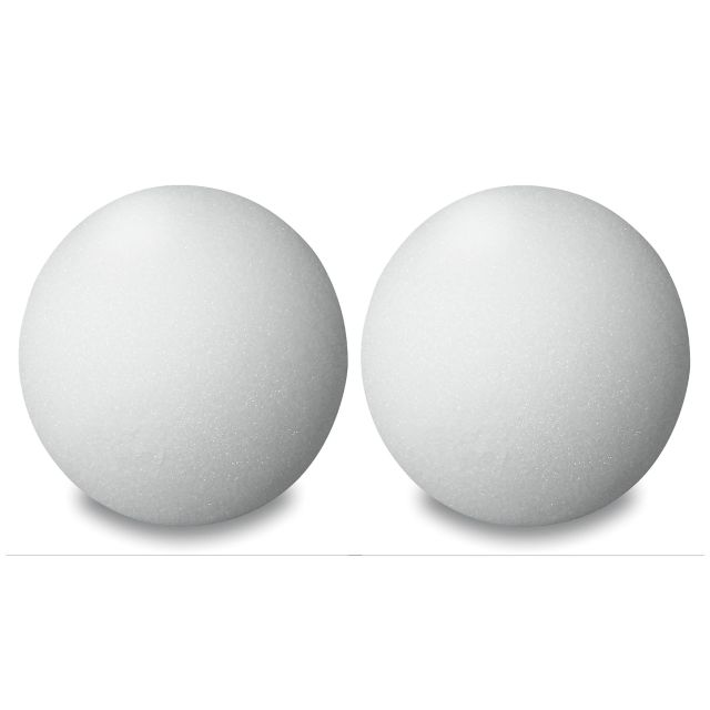 Styrofoam Balls 4 Inch, 2 Pack