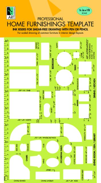Template Home Furnishing 1/4In Ink Edge