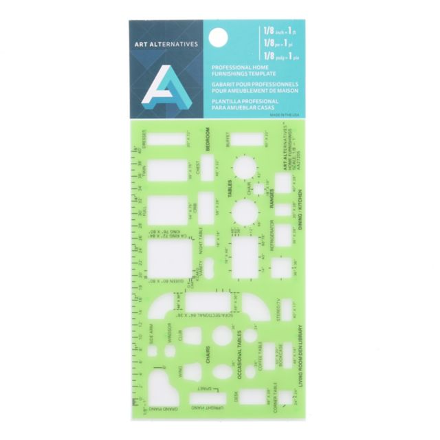 TEMPLATE HOME FURNISHING 1/8-INCH INK EDGE