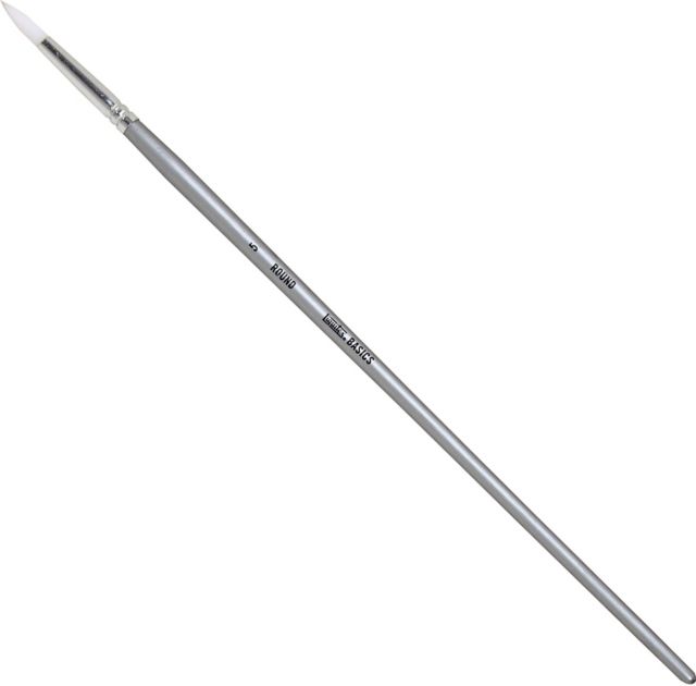 BASICS BRUSH ROUND #5 LONG HANDLE