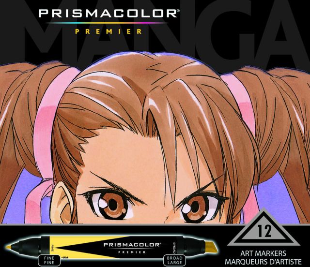 Prismacolor Double End Manga Marker Set 12 Count