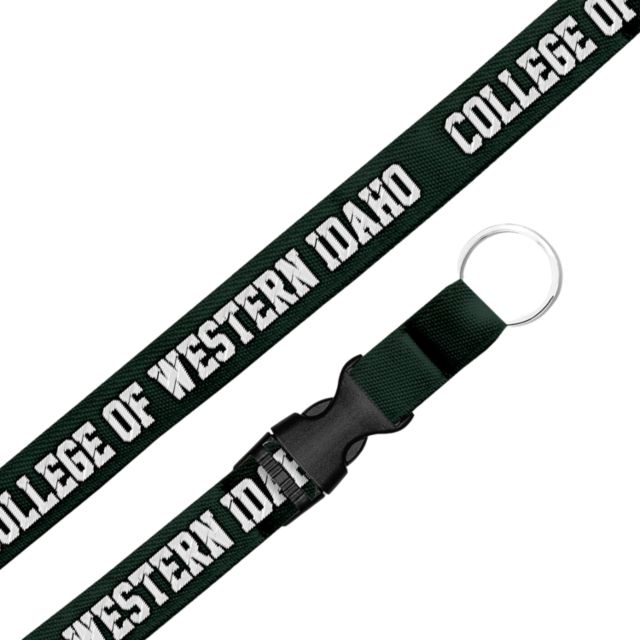 College of Western Idaho .75 Woven Lanyard