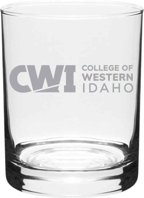 College of Western Idaho 14 oz. Glass