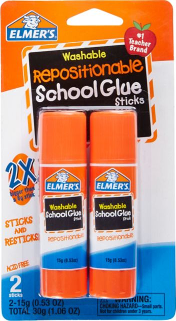 GLUE STICK- REPOSITIONAL POSTER 2-PACK
