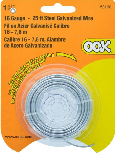 Steel Wire 16 Gauge 25-Foot