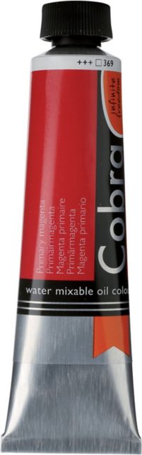 COBRA WATER MIXABLE OIL 40ML PRIMARY MAGENTA