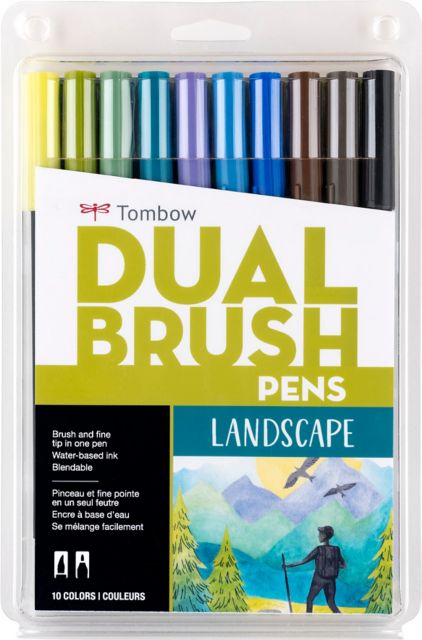 ABT DUAL BRUSH SET 10/LANDSCAPE