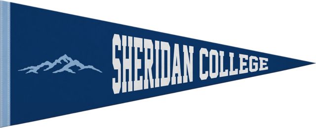 Northern Wyoming Community College 12"X30" Full Color Pennant