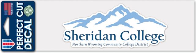 Northern Wyoming Community College  Generals 3 x 10 Perfect Cut Decal