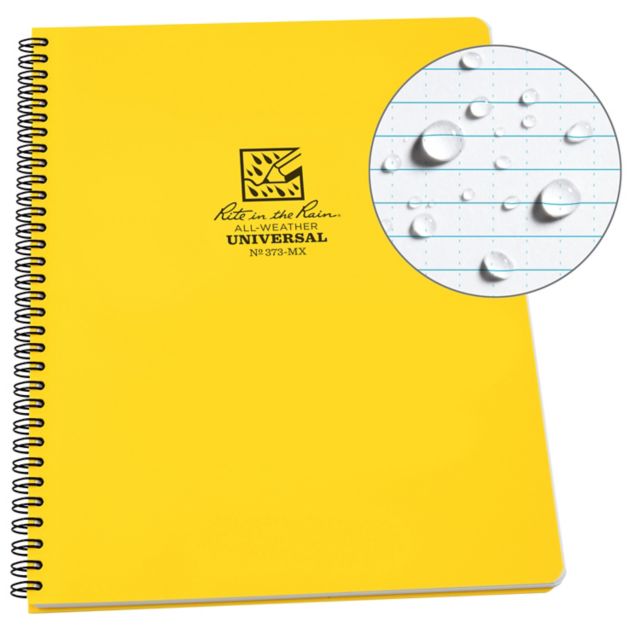 8 1/2 x 11 Side Spiral Notebooks