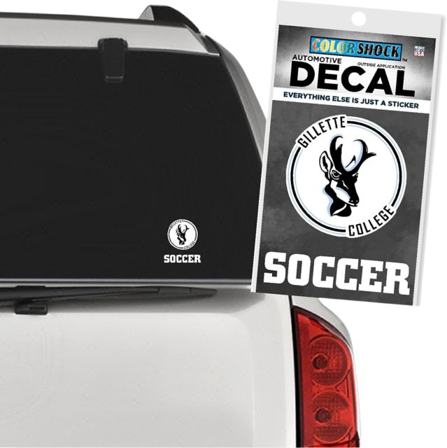 Northern Wyoming Community College  Pronghorns Soccer Decal