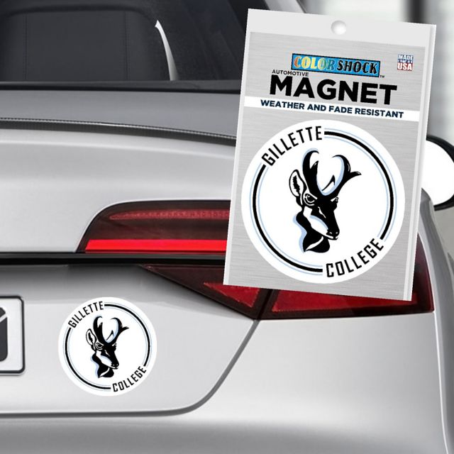 Northern Wyoming Community College  4x4 Small Pronghorns Magnet