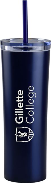 Northern Wyoming Community College  Pronghorns 16 oz Tumbler with Straw