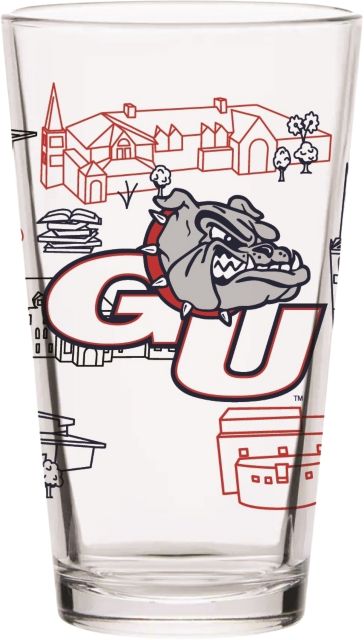 Gonzaga University 16 oz. Pint Glass