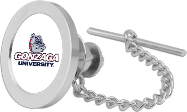 CSI Silver Tie Tack/Lapel Pin Gift Boxed With Colored Medallion - ONLINE ONLY