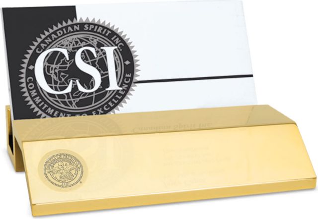 Gold Business Card Holder - ONLINE ONLY