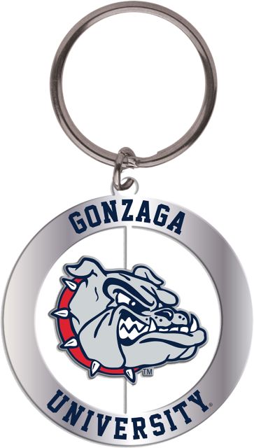 Gonzaga University Bulldogs Spinner Key Tag