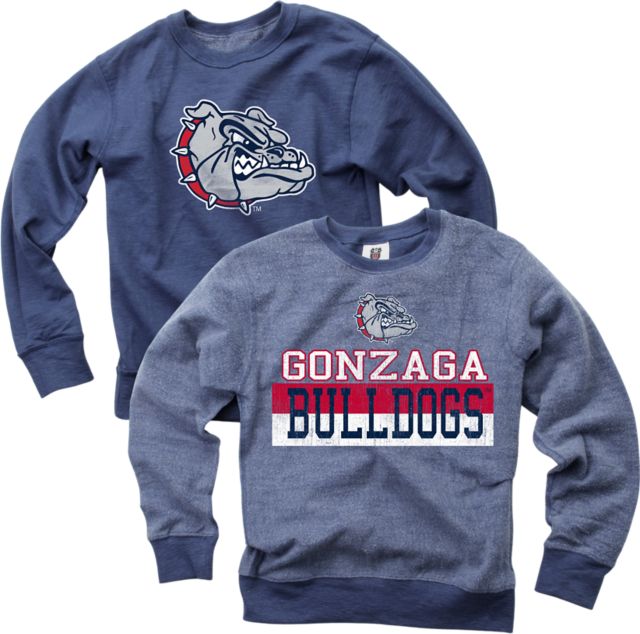 Gonzaga University Bulldogs Boys Reverse Crewneck Sweatshirt