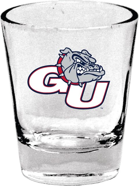 Gonzaga University Bulldogs 1.5 Bulldogs Collector's Glass