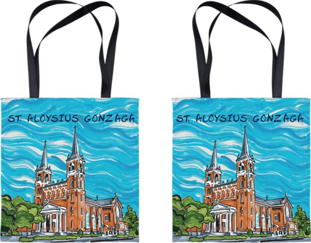 Gonzaga University Landmark Justin Patten Canvas Tote Bag