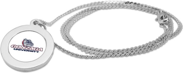 CSI Silver Pendant Necklace With Colored Medallian - ONLINE ONLY