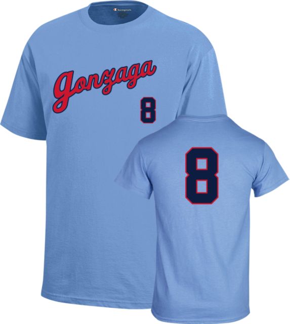 Gonzaga University 8 Youth Baseball Short Sleeve T Shirt Gonzaga University