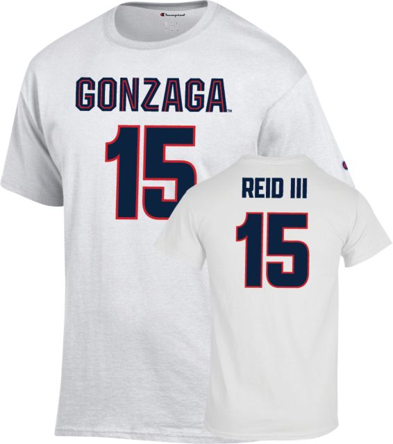 Gonzaga Men's Basketball T-Shirt Efton Reid III - 15 - ONLINE ONLY