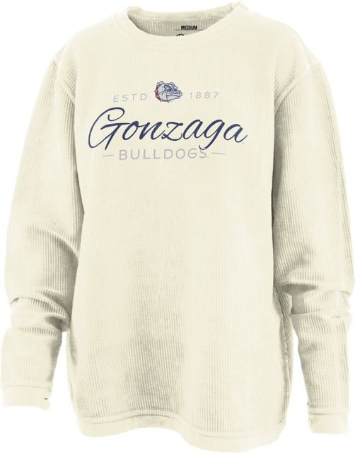 Gonzaga University Bulldogs Women's Corduroy Crewneck Sweatshirt