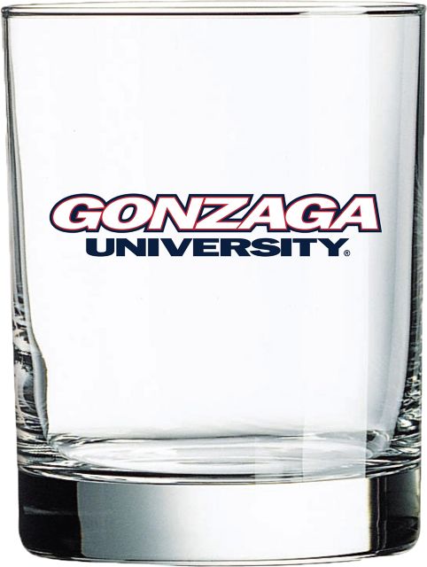 Gonzaga University 14 oz. Double Old Fashioned Glass