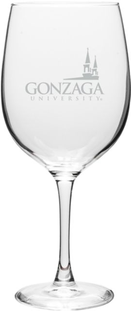 Gonzaga University 19 oz. Wine Glass