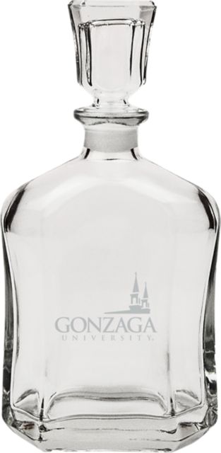 Gonzaga University Whiskey Decanter