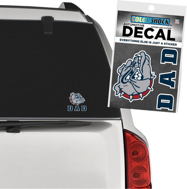 Gonzaga University Bulldogs Dad Decal