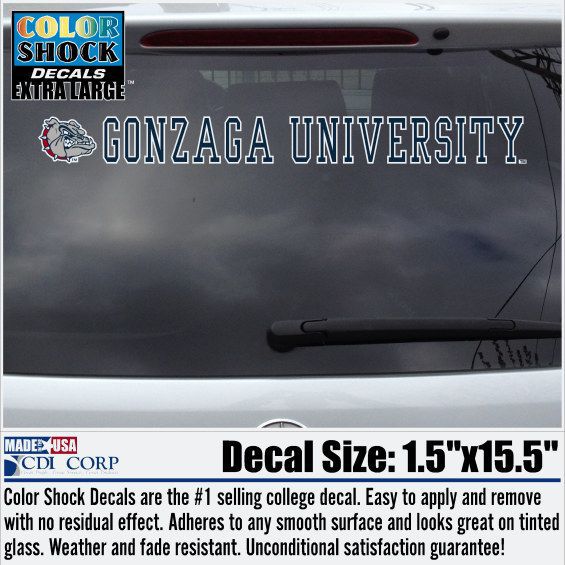 Gonzaga University Bulldogs Strip Decal
