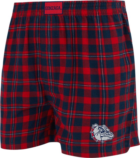 Gonzaga University Bulldogs Flannel Boxers