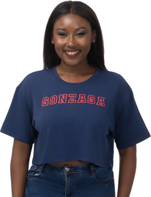 Gonzaga University Women's Boxy Crop Short Sleeve T-Shirt