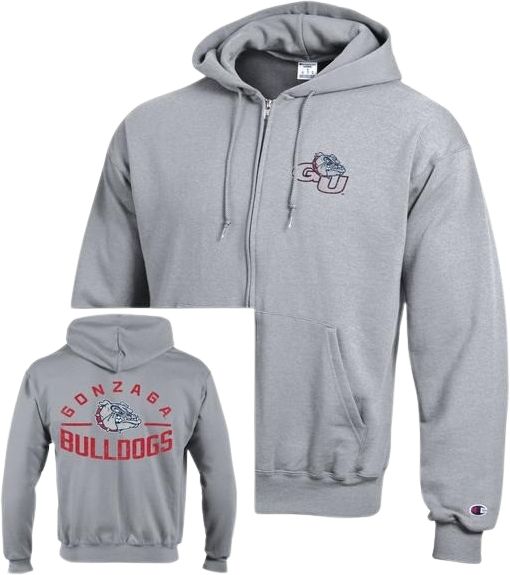 Gonzaga University Bulldogs Full Zip Hoodie