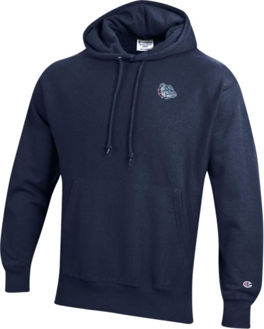 Men's Champion Gray Gonzaga Bulldogs Arch Over Logo Reverse
