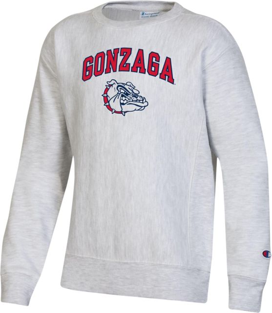 Gonzaga University Bulldogs Youth Reverse Weave Crewneck Sweatshirt