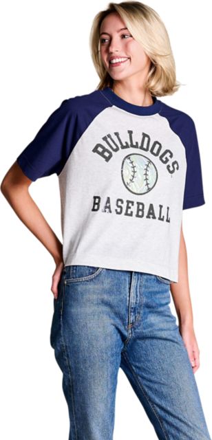 Gonzaga University Women's Baseball Sequin Short Sleeve T-Shirt