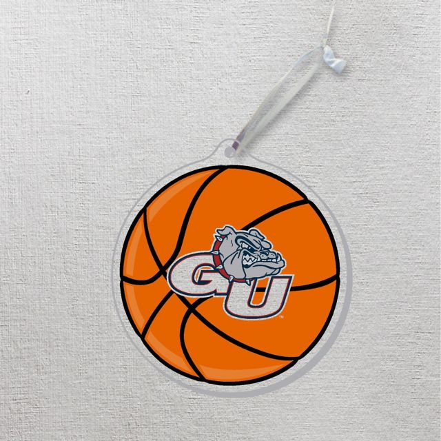 Gonzaga University Basketball 3in. X 4 in. Glass Ornament