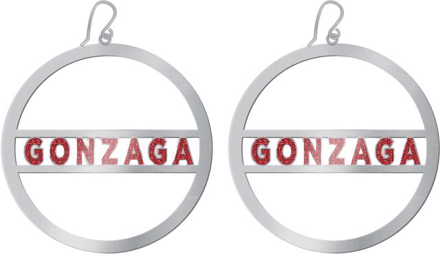 Gonzaga University Hoop Earrings