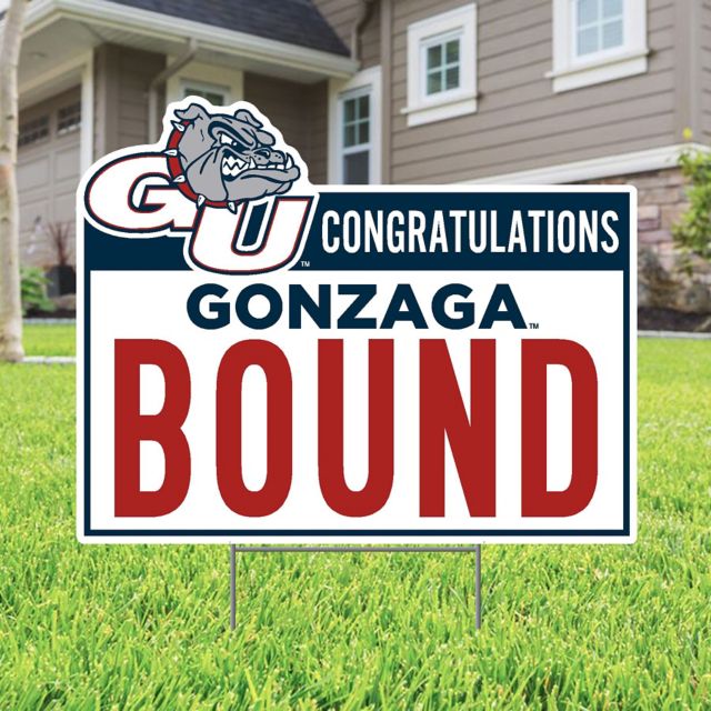 Gonzaga University Bound 22" x 19" Lawn Sign