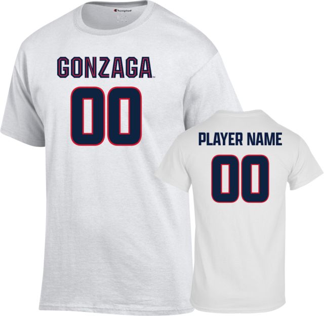 Gonzaga Men's Basketball Player Name Short Sleeve T-Shirt - ONLINE ONLY
